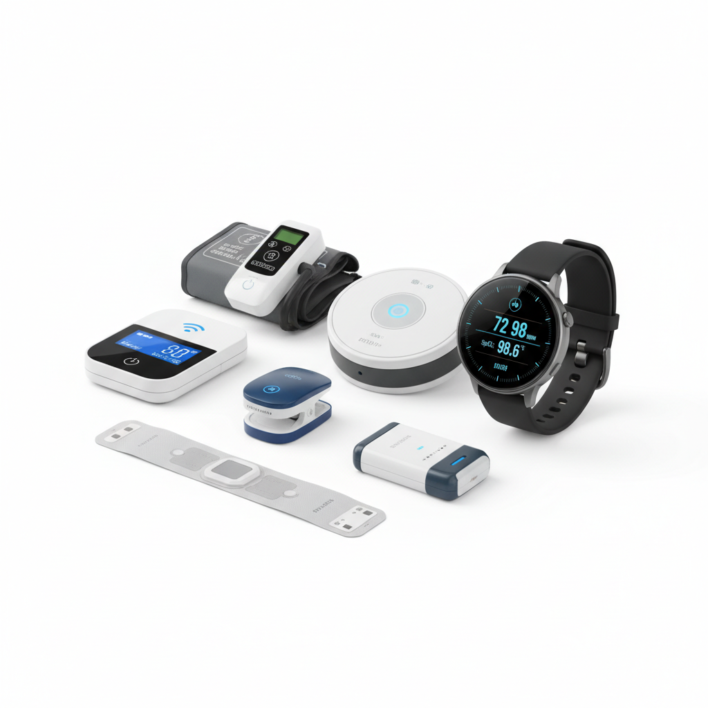 FDA-cleared vital monitoring wearable medical devices
